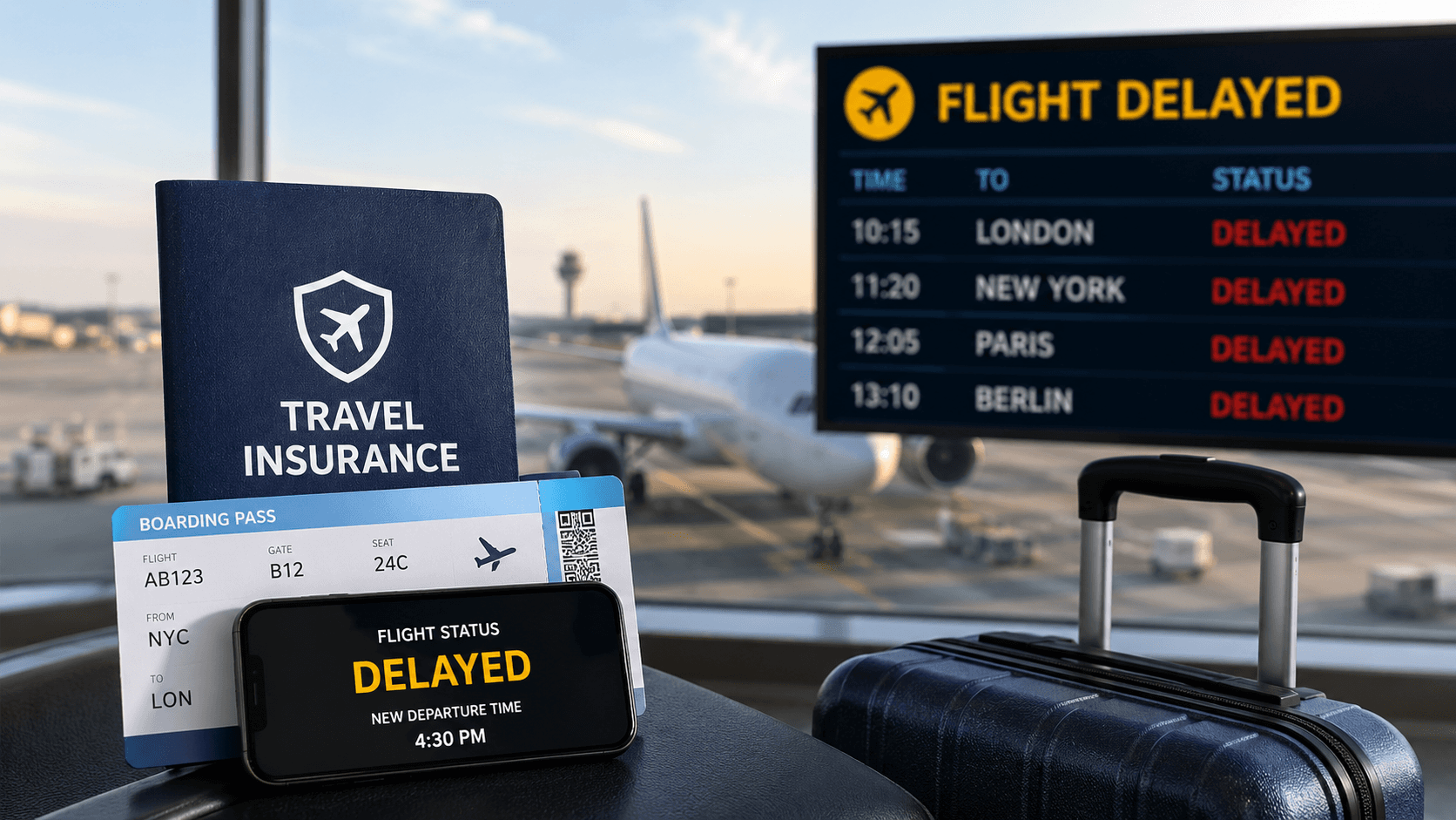 How Flight Delay Travel Insurance Reimburses Hotels, Meals, and Transportation During Covered Delays